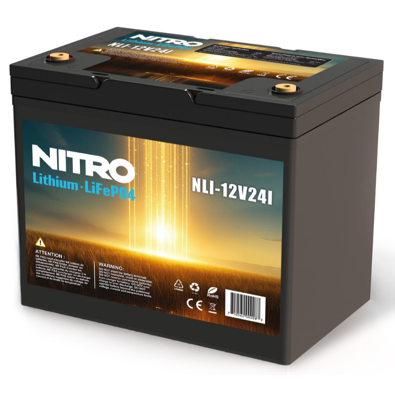 NITRO NLI-12V24I 12.8 V lithium iron phosphate battery