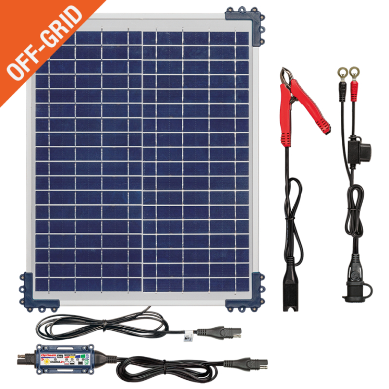OptiMate TM522-D2 20 W solar battery maintainer package