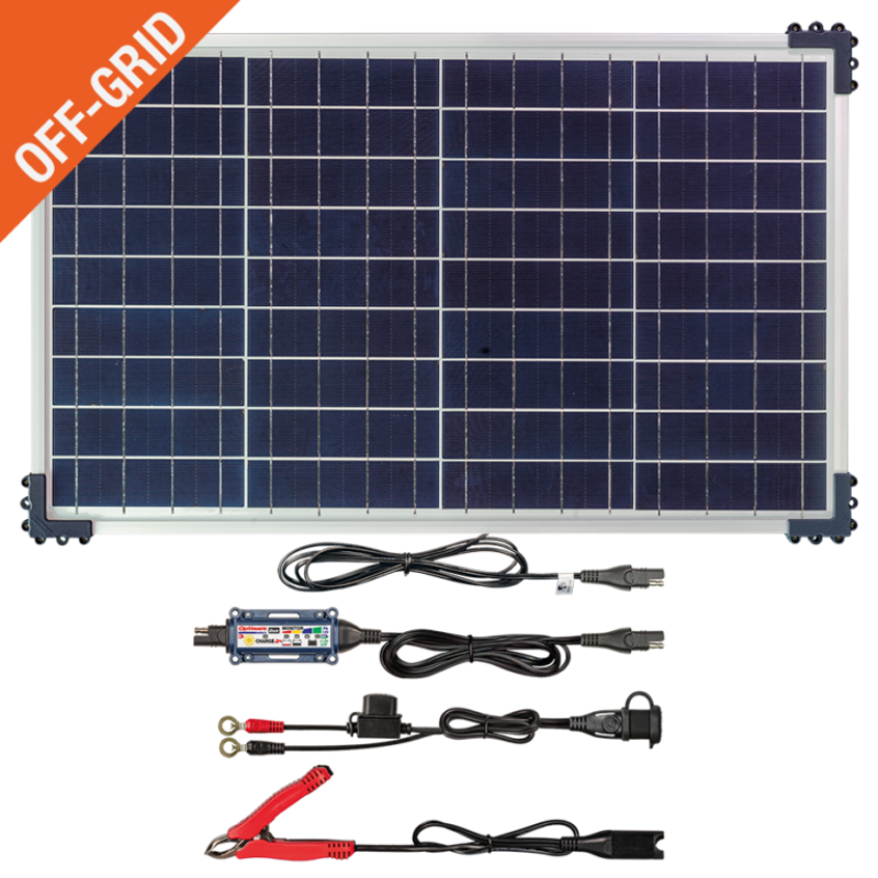 OptiMate TM522-D4 40 W solar battery maintainer package